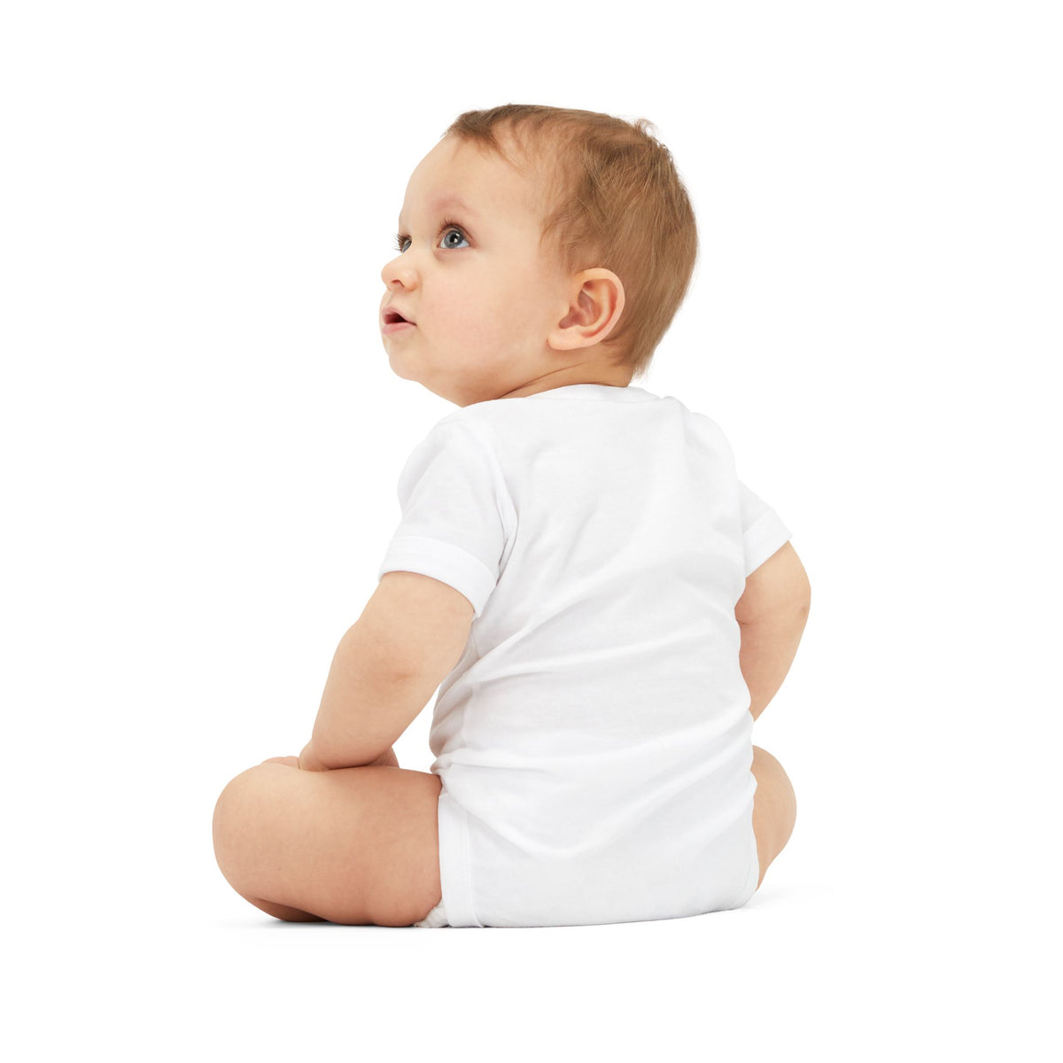 Abstract Heart Baby Onesie – Colorful Geometric Infant Bodysuit