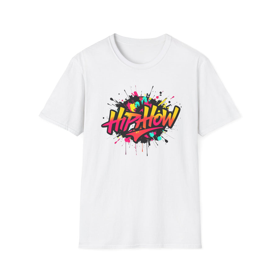 Hip Hop Graffiti T‑Shirt — Colorful Retro Streetwear Tee