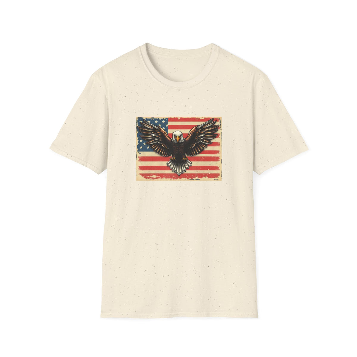 Bald Eagle American Flag T-Shirt — Vintage Patriotic Tee for 4th of July