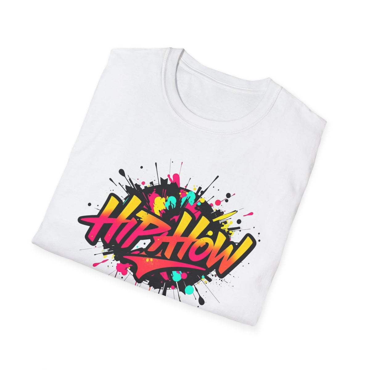 Hip Hop Graffiti T‑Shirt — Colorful Retro Streetwear Tee